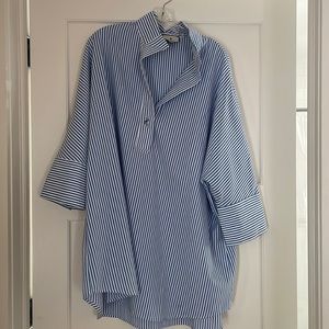 Blue striped Willow Tuckernuck shirt